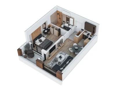 Residential complex Kvartira 47 m s vidom na more v sovremennom zilom komplekse v Bare Susan