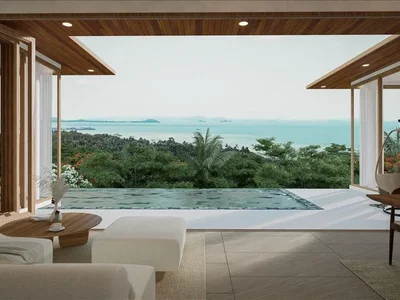 Wohnanlage Gated complex of villas with swimming pools at 400 meters from the coast, Samui, Thailand