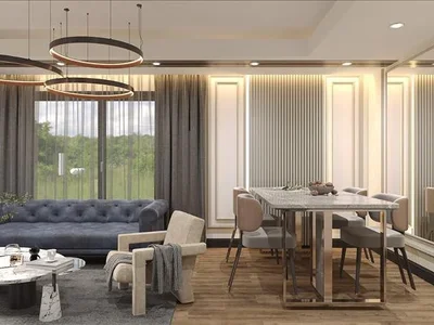 Complexe résidentiel New residential complex with a swimming pool and gardens close to a metro station, Istanbul, Turkey