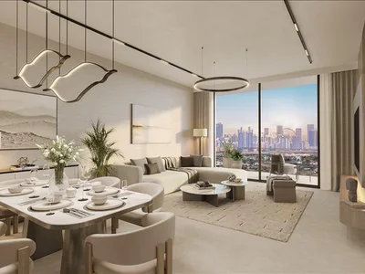 Residential complex New SOL Levante Residence with a swimming pool, a co-working area and a mini golf, JVT, Dubai, UAE