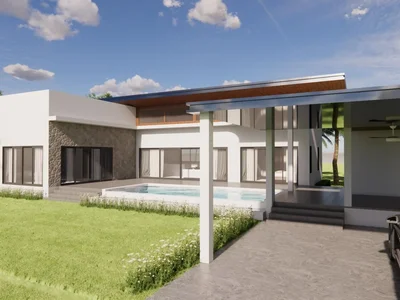 Complexe résidentiel New residential complex of villas with swimming pools near Bantai Beach, Samui, Thailand