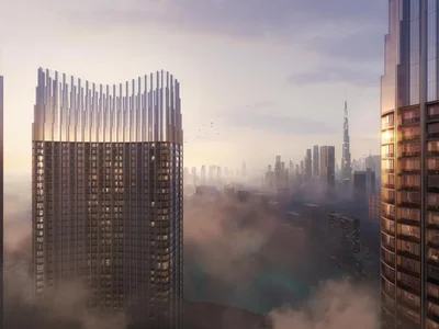 Жилой комплекс Новый жилой комплекс Skyrise с пляжем, бассейнами и полем для гольфа рядом с Бурдж Халифа, Business Bay, Дубай, ОАЭ