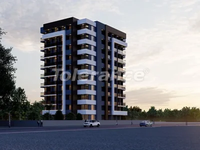 Zespół mieszkaniowy 1+1 apartments from the developer in Erdemli, Mersin with a pool and near the sea 