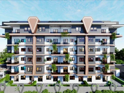 Zespół mieszkaniowy New residence with swimming pools and a garden at 500 meters from the beach, Gazipasa, Turkey