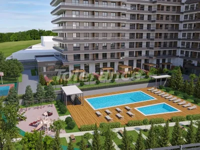 Complejo residencial Apartments 1+1, 2+1, 3+1, and 4+1 in Büyükçekmece, İstanbul in a complex with amenities
