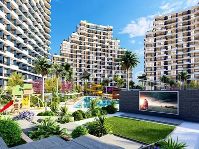 Wohnanlage Wohnungen 1+1, 2+1 vom Bauträger in Erdemli, Mersin mit Infrastruktur und Schwimmbad