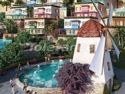 Residential complex Modern apartments in Izmir in a complex with facilities, with the sea views