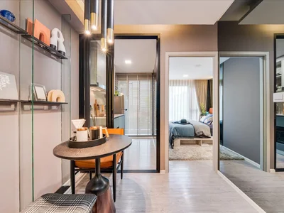 Complexe résidentiel Residential complex with a swimming pool, a garden and a meeting room, Bangkok, Thailand