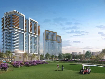Complexe résidentiel New residence Golf Gate with swimming pools and a golf club in the prestigious area of DAMAC Hills, Dubai, UAE