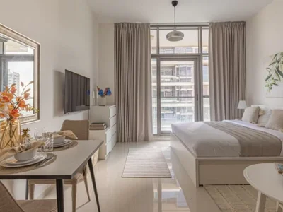 Wohnanlage Premium residence Orchid with a swimming pool and a spa center in the prestigious area of Damac Hills, Dubai, UAE