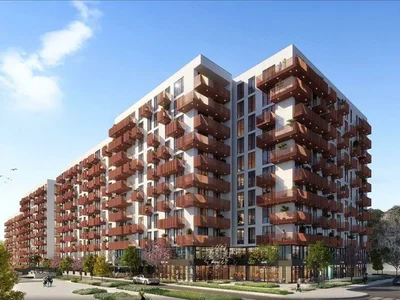 Zespół mieszkaniowy New residence with a fitness center and a parking close to the highways, Istanbul, Turkey