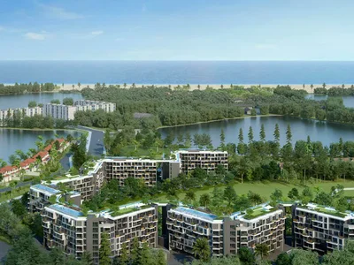 Complejo residencial Residence with a swimming pool and lounge areas in a luxury area, near a golf course, Phuket, Thailand