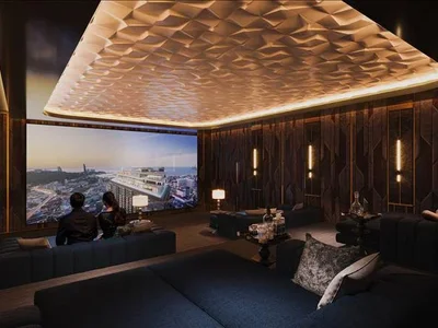 Wohnanlage New high-rise residence with swimming pools, waterfalls and jacuzzis, Pattaya, Thailand