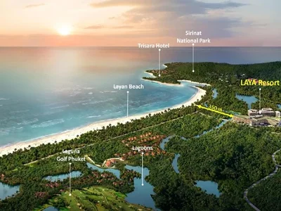 Complejo residencial Apartments at the Radisson Blu - Laya Resort, 350 meters from Layan Beach.