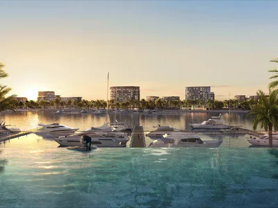 Жилой комплекс Квартиры в новом жилом комплексе Pier Point 1&2 с бассейном и зелёными зонами на первой линии у моря в районе Port Rashid, Дубай