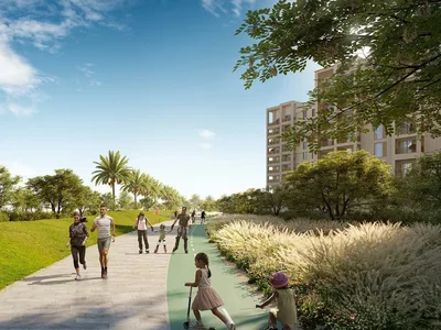 Complejo residencial Residential complex near green park, marina and city beach, Dubai Creek, Dubai, UAE