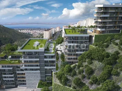 Wohnanlage Moderne Apartments in Izmir mit luxuriösem Blick auf Meer und Wald