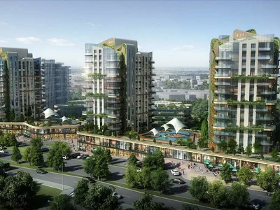 Residential complex Apartments with a panoramic view in a guarded residence with gardens and a conference room, Istanbul, Turkey