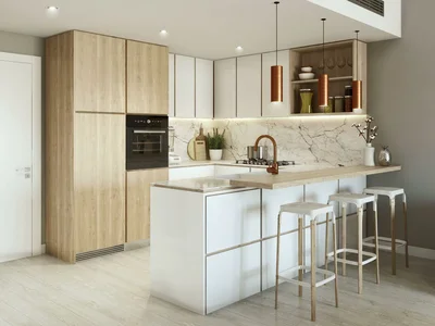 Wohnanlage New residence Elysee with a swimming pool and a spa, JVC, Dubai, UAE
