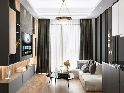Complexe résidentiel New residence with a swimming pool and a mini golf course in a prestigious area, close to the center of Alanya, Turkey