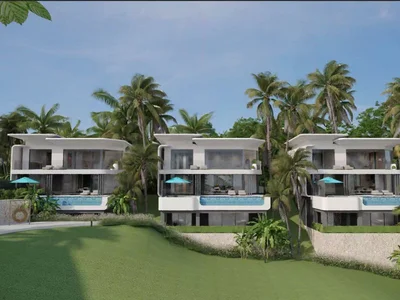 Zespół mieszkaniowy Villas with private pools, large terraces and lounge areas, Chaweng Noi, Koh Samui, Thailand